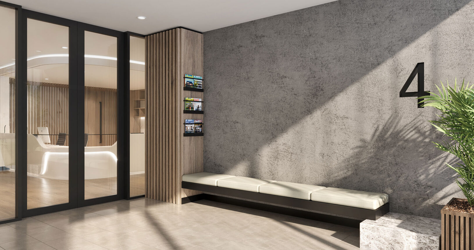 An image of Airlock of Patient Ward at Fullarton Clinic Epping Victoria. Private mental health hospital in Melbourne. Specialising in mental health and addiction recovery