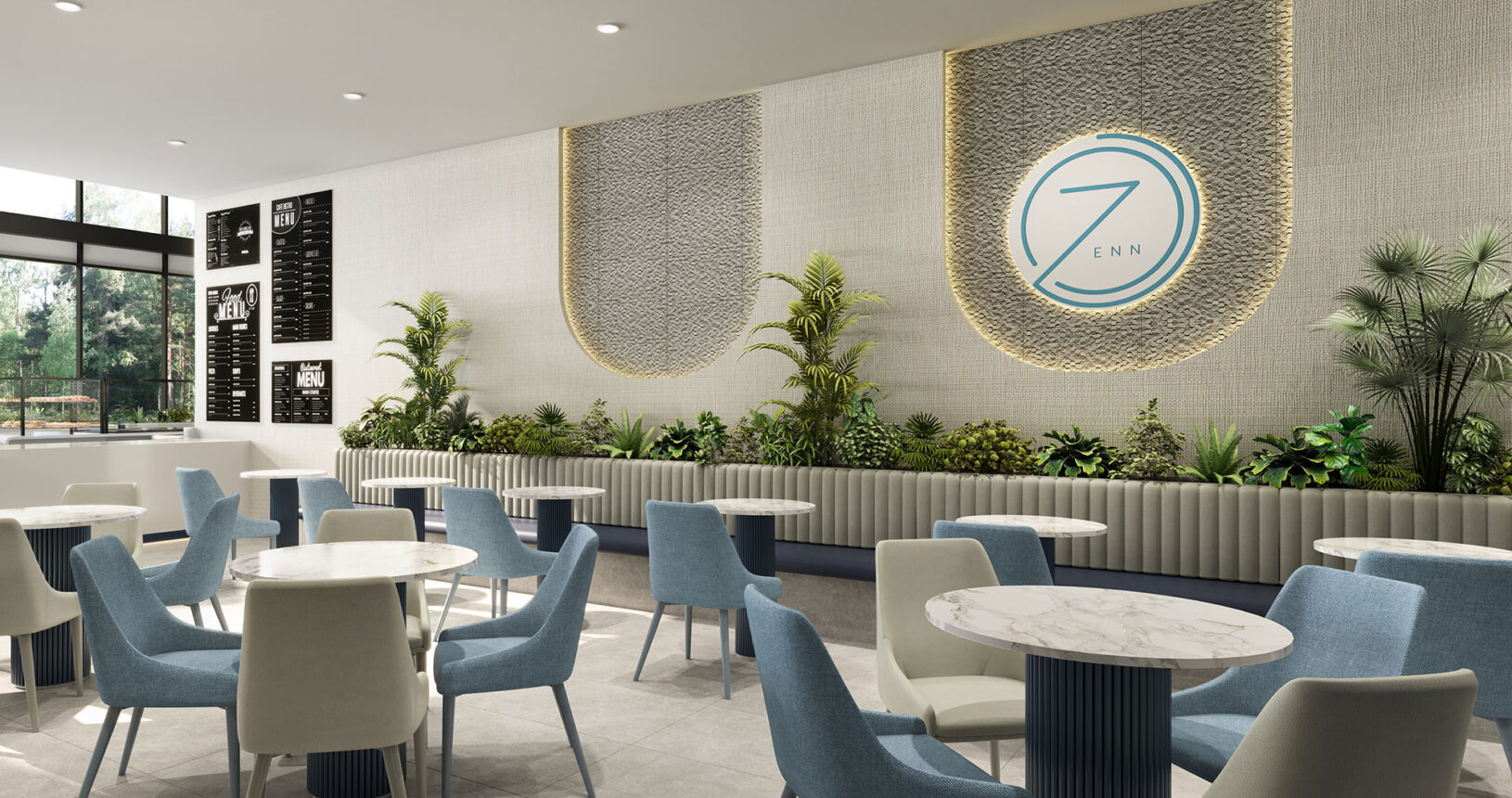 An image of the cafe at Fullarton Clinic private mental health hospital in Melbourne