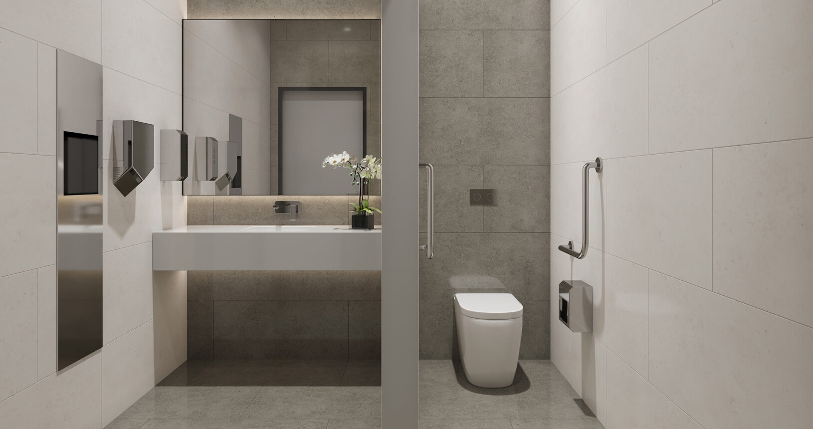 Fullarton Clinic Bathroom view. Epping hospital in Melbourne's Northern suburbs. Fullarton Clinic is a private mental health and addiction hospital in Melbourne