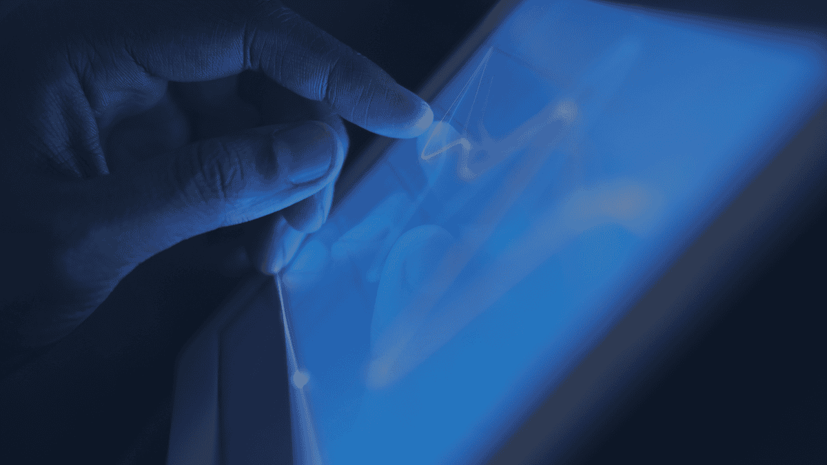 An image of a man on a computer preparing a privacy policy