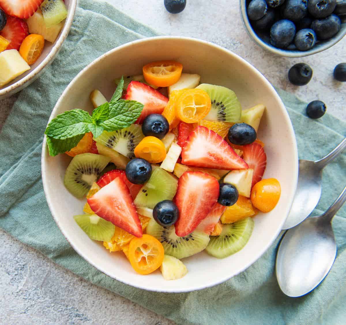 an image of health food - fruit salad