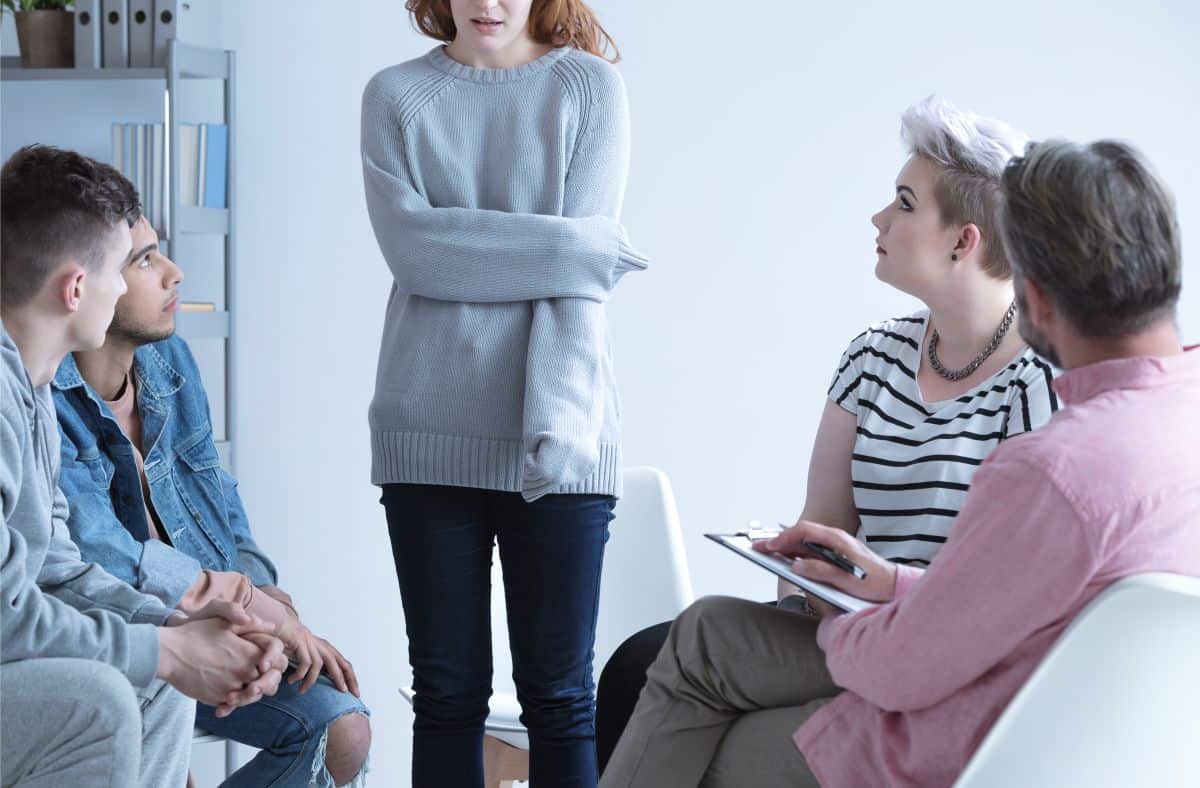 Group therapy is part of the treatment for social anxiety disorder