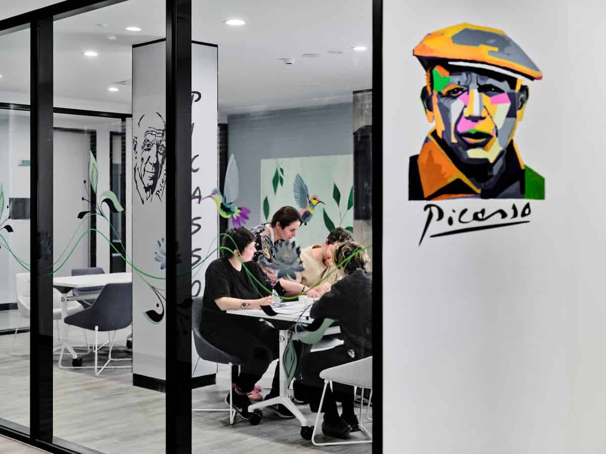 An image of the Art Therapy studio at Fullarton Clinic in Melbourne