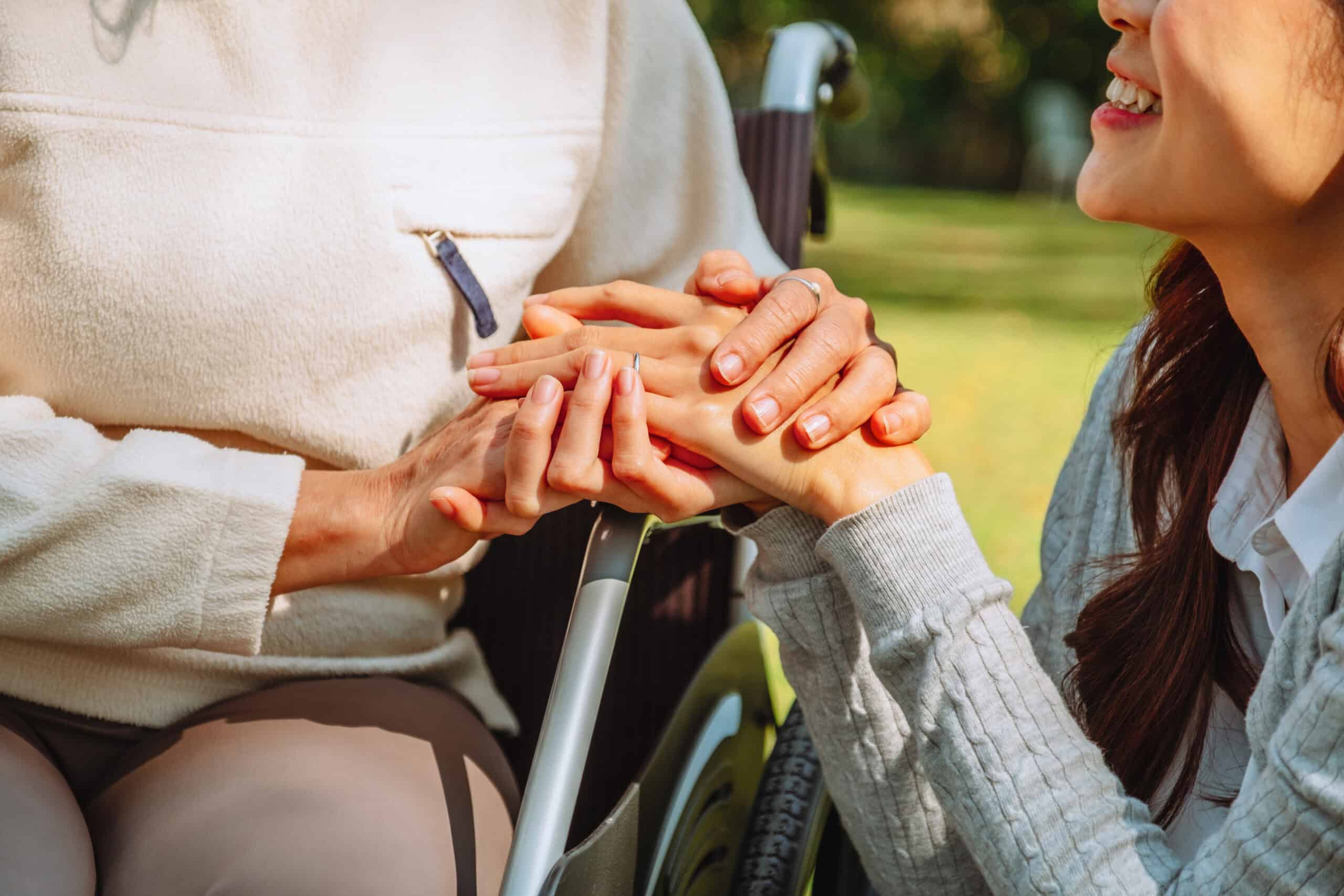 an image of a person receiving person-centred care