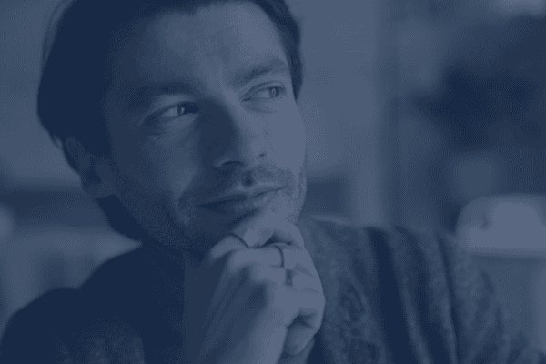 A person considering TMS treatment at Fullarton Clinic